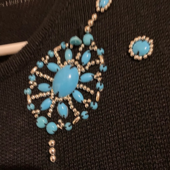 Denim and co beaded sweater - Picture 3 of 3